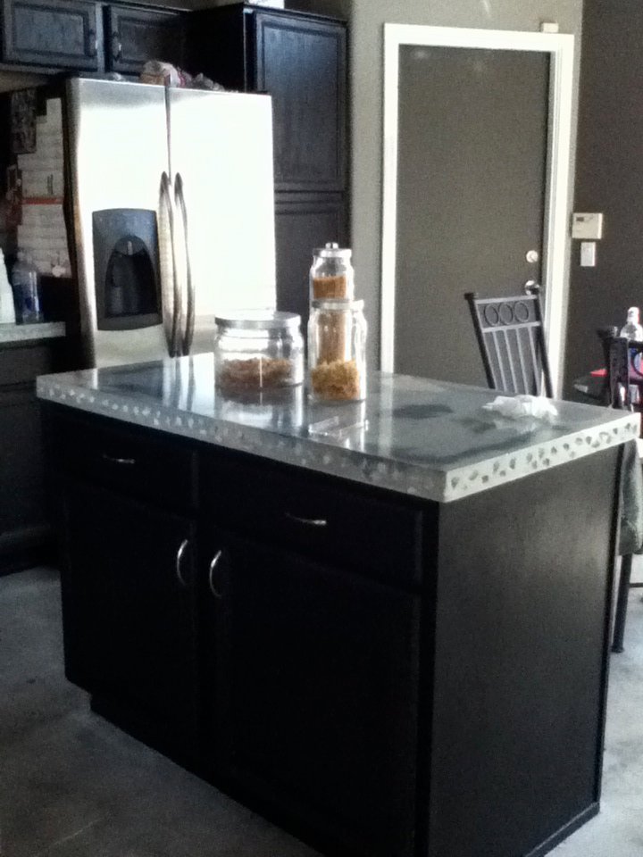 v stained concrete countertop